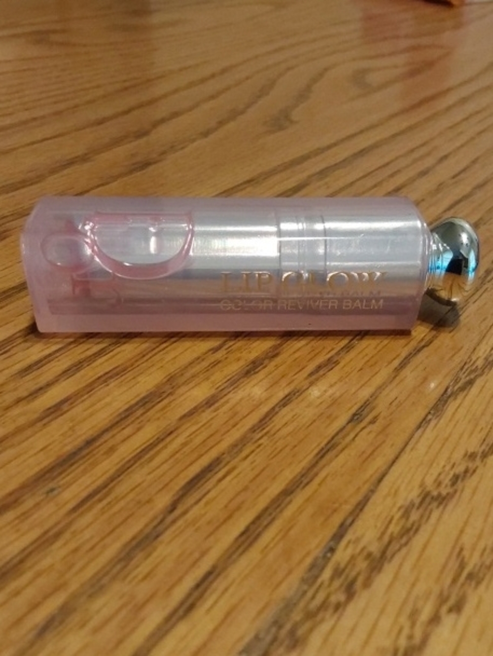 Dior Lip Glow Color Reviver Balm - Iridescent Pink with Silver Cap